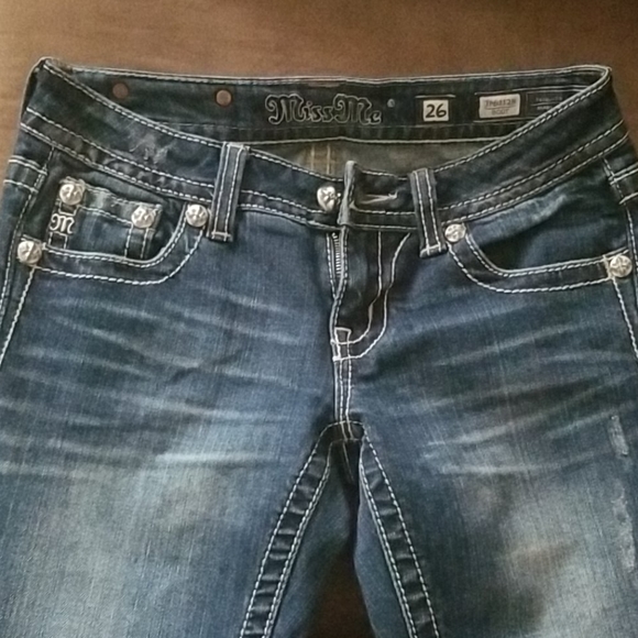 Size 26 Ms. Me Cowgirl Jean's. Boot cut. - Picture 2 of 4